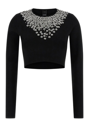 PINKO crystal-embellished sweater - Black