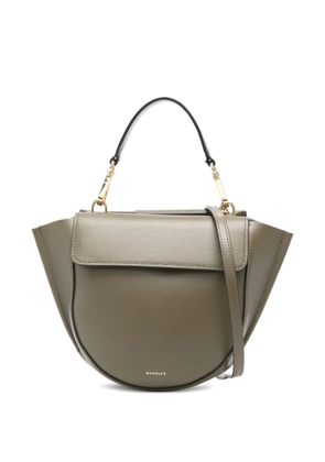 Wandler mini Hortensia flap tote bag - Green