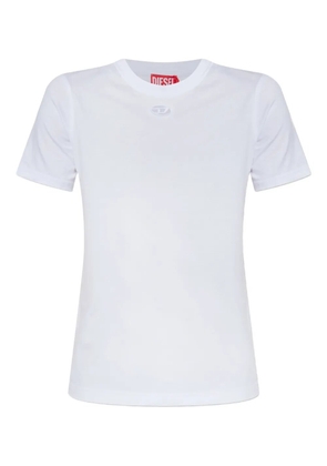 Diesel oval-embellished T-shirt - White