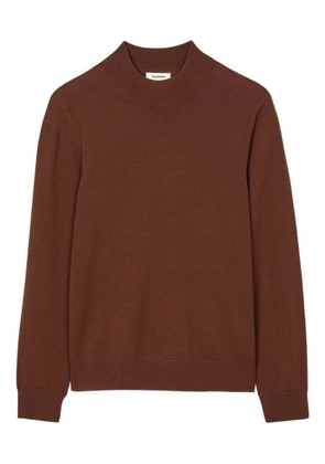 SANDRO crew-neck sweater - Brown