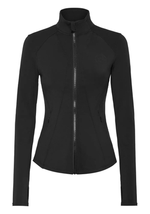 Plein Sport logo-appliqué performance jacket - Black