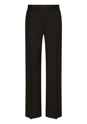Dolce & Gabbana tailored pressed-crease trousers - Black