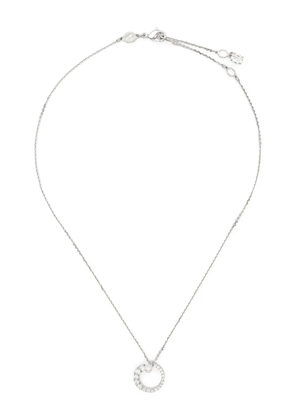 Swarovski Matrix ring-pendant necklace - Silver