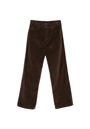 James Perse corduroy straight-leg trousers - Brown