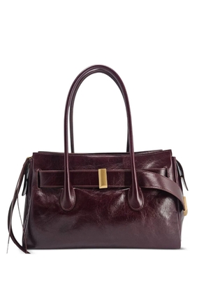 Roberto Festa Emeralda leather shoulder bag - Red