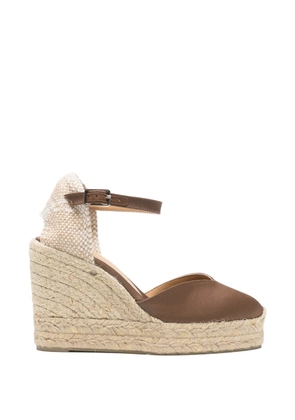 Castañer ankle strap wedge sandals - Brown