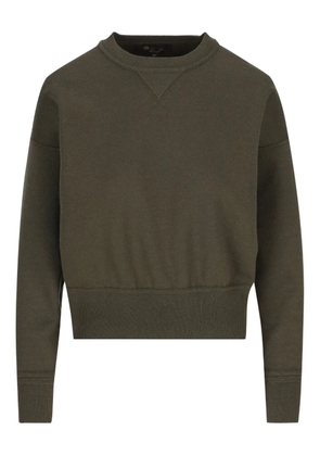 Loro Piana Viera ribbed-cuff sweatshirt - Green