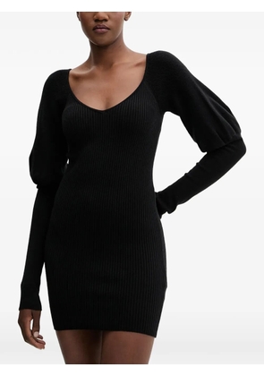 Aniye By Vicki puff-sleeve mini dress - Black