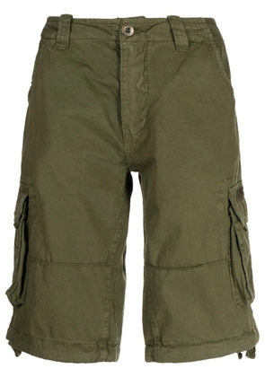 Alpha Industries cargo-style cotton shorts - Green