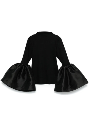 Marques'Almeida flared-cuff top - Black