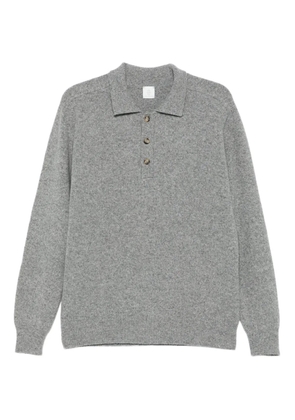 Eleventy mélange-effect polo shirt - Grey