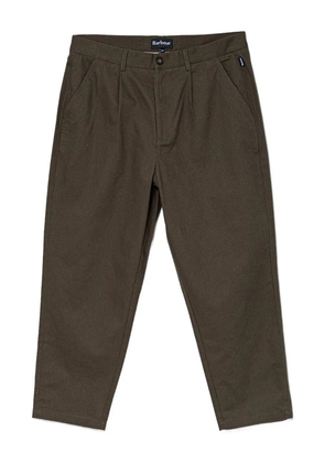 Barbour herringbone cotton trousers - Green