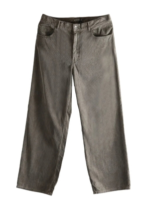 Auralee wide-leg corduroy trousers - Grey