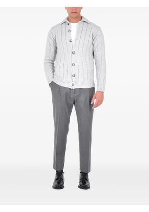 FRANZESE COLLECTION ribbed cardigan - Grey