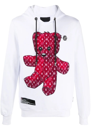 Philipp Plein Teddy Bear sweatshirt - White