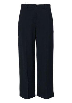 Erika Cavallini straight-leg cropped trousers - Blue