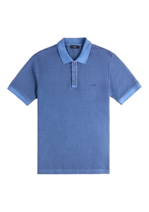Fay piquet short-sleeves polo shirt - Blue