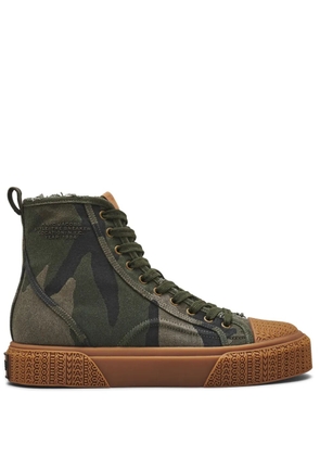 Marc Jacobs The Camo Jacquard high-top sneakers - Green