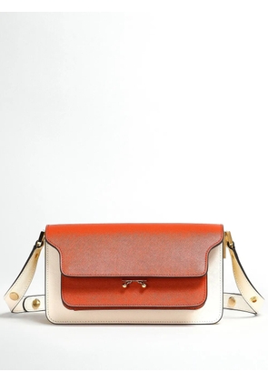 Marni Trunk leather shoulder bag - Neutrals