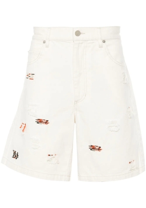 MARANT Jerryl denim shorts - Neutrals