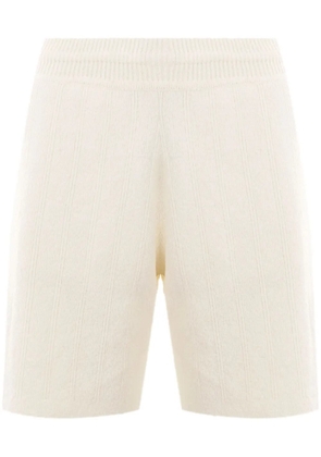 Golden Goose Lionel striped shorts - White