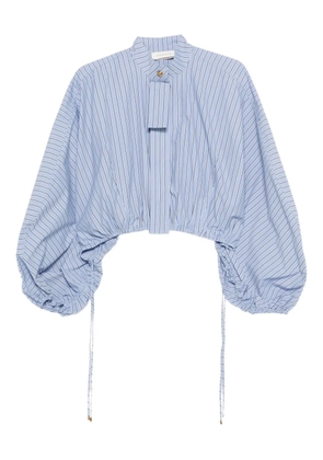 ZIMMERMANN mandarin-collar shirt - Blue