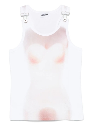 Jean Paul Gaultier Le Classique-print tank top - White