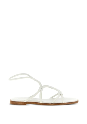 Gianvito Rossi nappa ankle-strap sandals - White