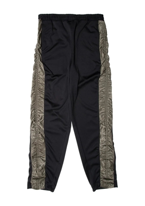 Yoshiokubo ruched track pants - Black