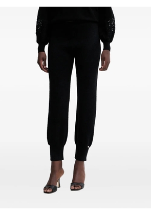 TWINSET pearl-detail tack pants - Black