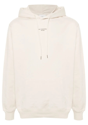 Drôle De Monsieur Le Hoodie Slogan Classique top - Neutrals