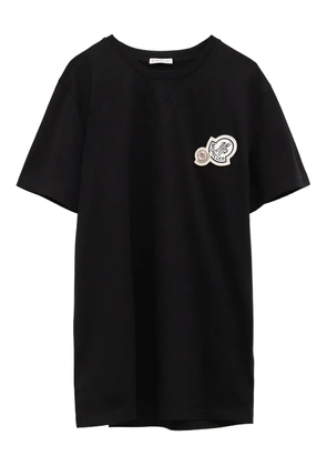Moncler logo-appliqué T-shirt - Black
