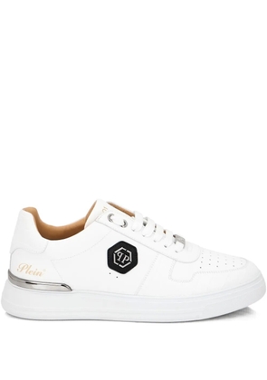 Philipp Plein T-REX logo plaque trainers - White