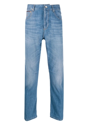 Brunello Cucinelli mid-rise straight jeans - Blue