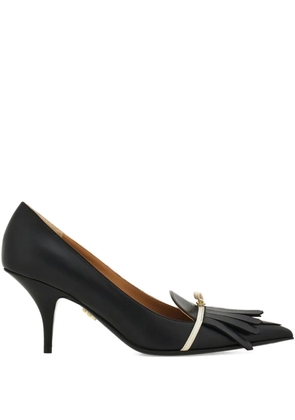 Ferragamo 70mm bow-embellished pumps - Black