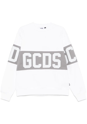 GCDS logo-print sweatshirt - White