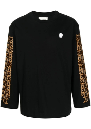 Youths In Balaclava graphic-print long-sleeved T-shirt - Blue