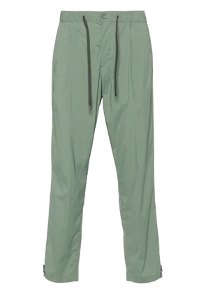 Herno drawstring straight-leg trousers - Green