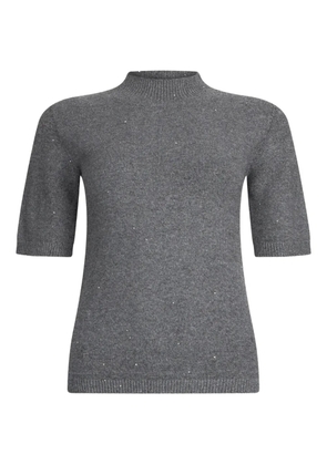 LIU JO mock neck sweater - Grey
