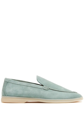 Scarosso Ludovico suede loafers - Green