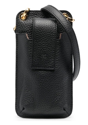 Eleventy leather mobile-phone bag - Black