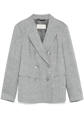 Peserico peak-lapels blazer - Grey