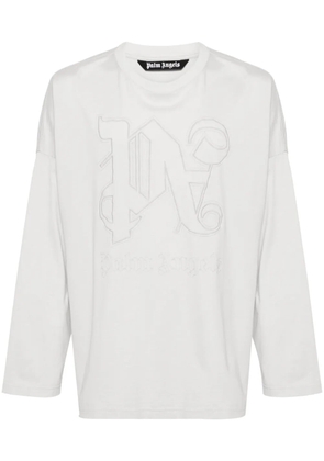 Palm Angels Monogram cotton T-shirt - Grey