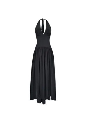 AZEEZA Zsa Zsa CDC halterneck gown dress - Black