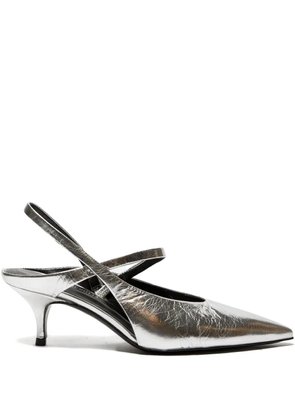 GUGLIELMO ROTTA 55mm Arven Scratch pumps - Silver