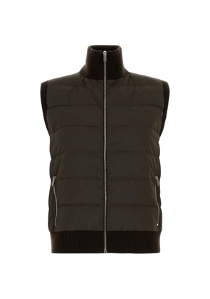 Miu Miu zip-fastening gilet - Brown