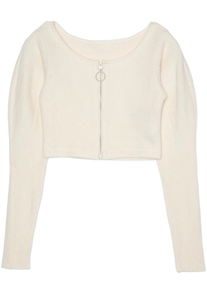 Muller Of Yoshiokubo cropped top - Neutrals