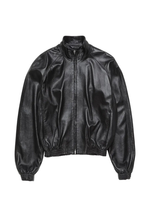 Acne Studios full-zip leather jacket - Black