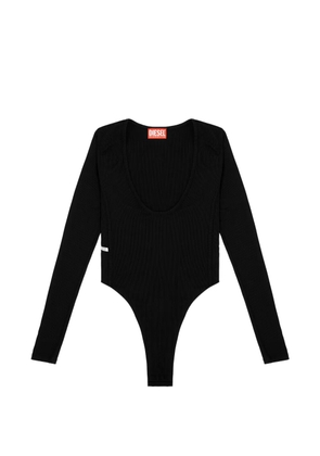 Diesel T-Bodyn ribbed scoop-neck bodysuit - Black