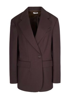 P.A.R.O.S.H. single-button blazer - Brown